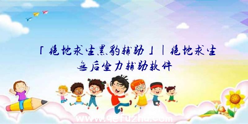 「绝地求生黑豹辅助」|绝地求生无后坐力辅助软件